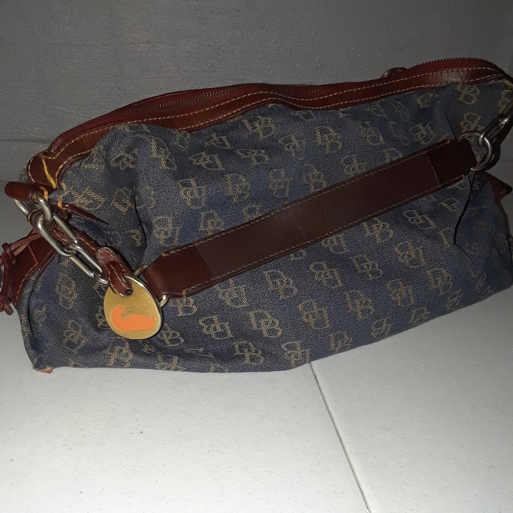 D&B handbag (blue jean and orange)